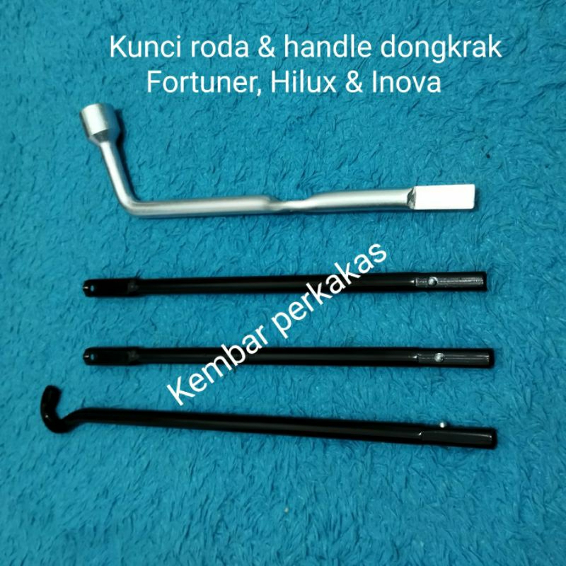 Kunci roda &amp; Kunci dongkrak mobil Fortuner, Hilux &amp; Inova