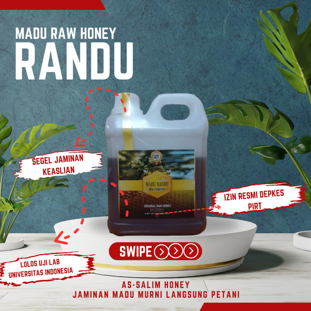 

TERLARISSS!!! Madu Randu As Salim Honey Full Nektar Bukan SOS Jaminan Asli Murni Berkualitas 1 Kg