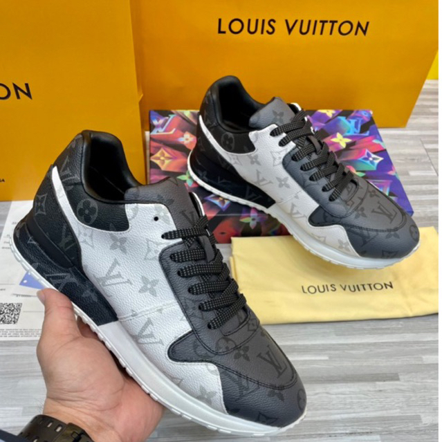 Sneaker LV black & white SLV-34 branded mirror quality 1:1 original