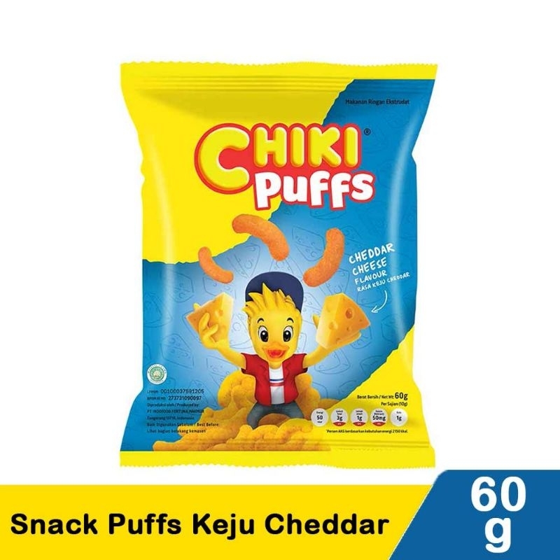 

Chiki Snack Puffs Cheddar Cheese 60G