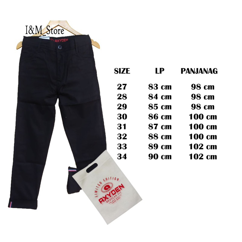 celana panjang katun streich pria celana panjang mocca laki laki celana katun warna hitam celana pan