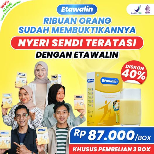 

Paket Hemat- ETAWALIN 3 BOX - Original 100% Susu Kambing Etawa Original Asli 3x Lebih Cepat Atasi Nyeri Sendi dan Asam Urat Meningkatkan Kepadatan dan Kesehatan Tulang Atasi Reumatik.