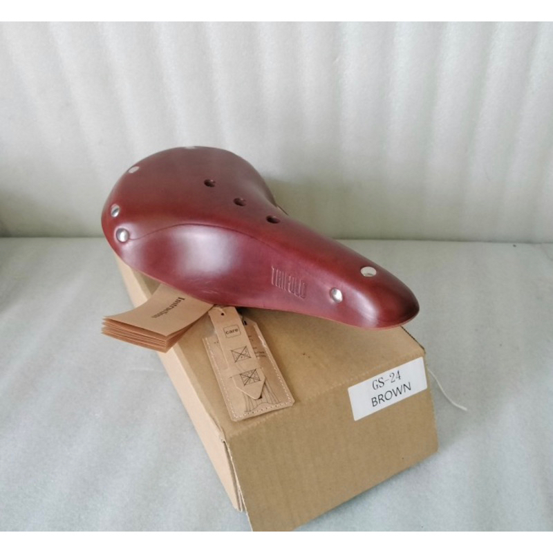 N. GYES GS-24 Trifold Sadel kulit saddle vintage original