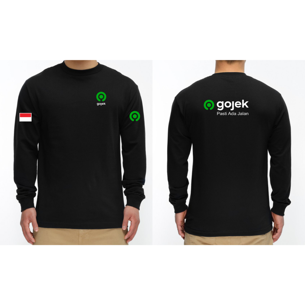T-SHIRT KAOS GOJEK LENGAN PANJANG