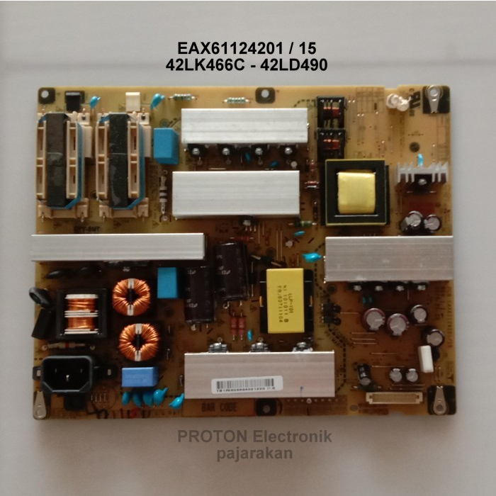 PSU LCD TV LG 42LD450 42LD461C 42LD490 42LK450 42LK466C Mesin Power Supply PCB EAX61124201 EAX611242