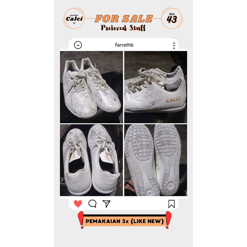 Sepatu Futsal Guardian Calci ID