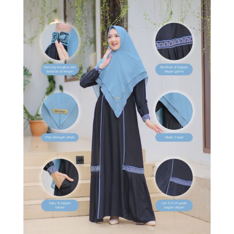 Set Gamis Yumna Syari by Denizer