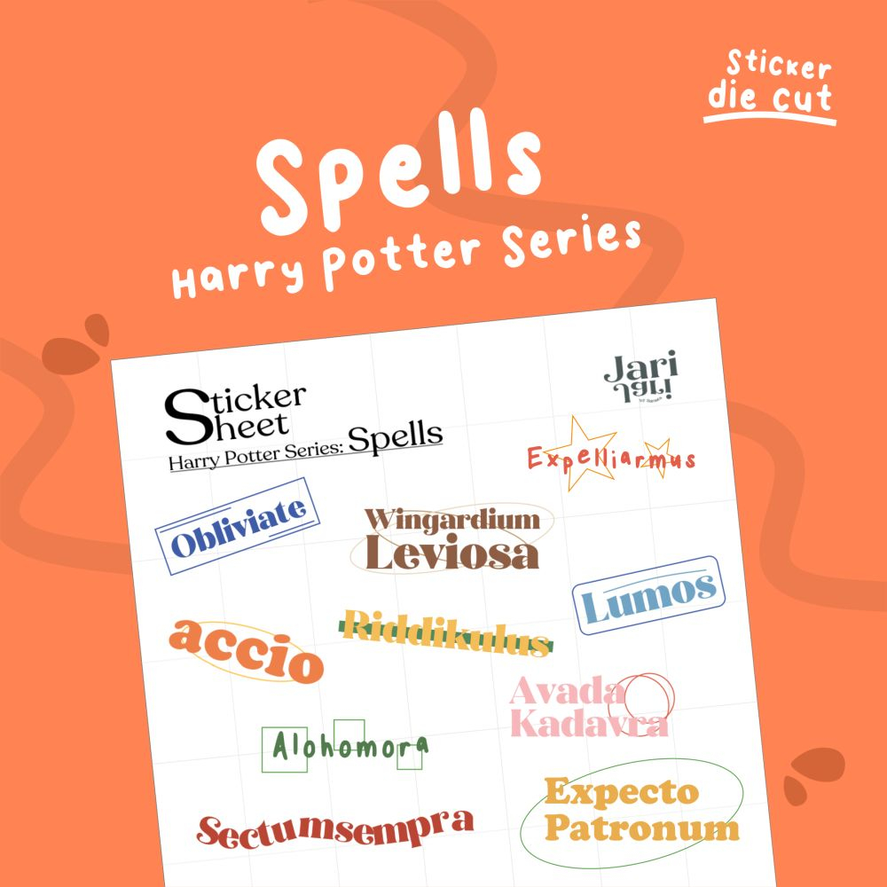 

JARI JARI Harry Potter Sticker Pack / Stiker Die Cut