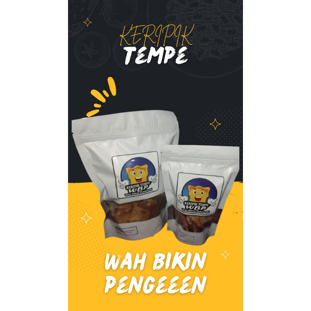 

Kripik Tempe WBP Original - Produksi Lapas