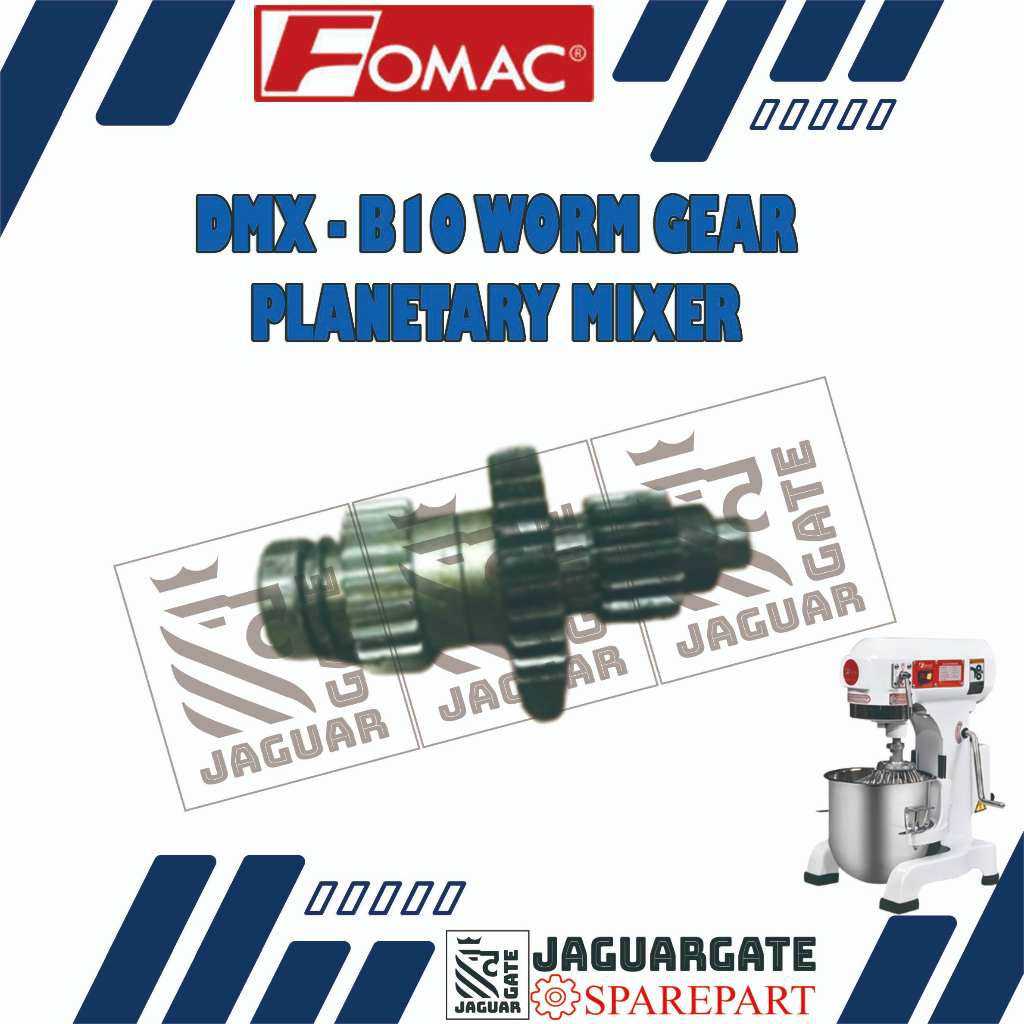 DMX-B10 Sparepart Gear assembly Worm Gear Mixer Fomac