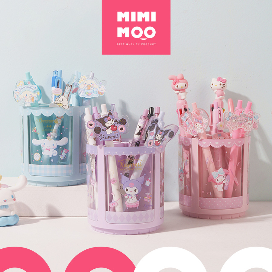 

MIMIMOO Kotak Pensil Alat Tulis Lucu Cinnamoroll Kuromi My Melody
