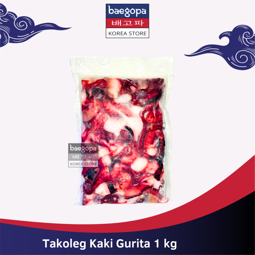 

TAKO LEG Kaki Gurita Potong Frozen 1 Kg │ Boiled Octopus Cut Takoyaki & Ramen...///