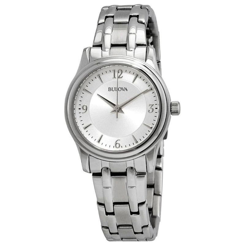 Bulova 96M140 - Jam Tangan Wanita - Silver - Original - Garansi Resmi