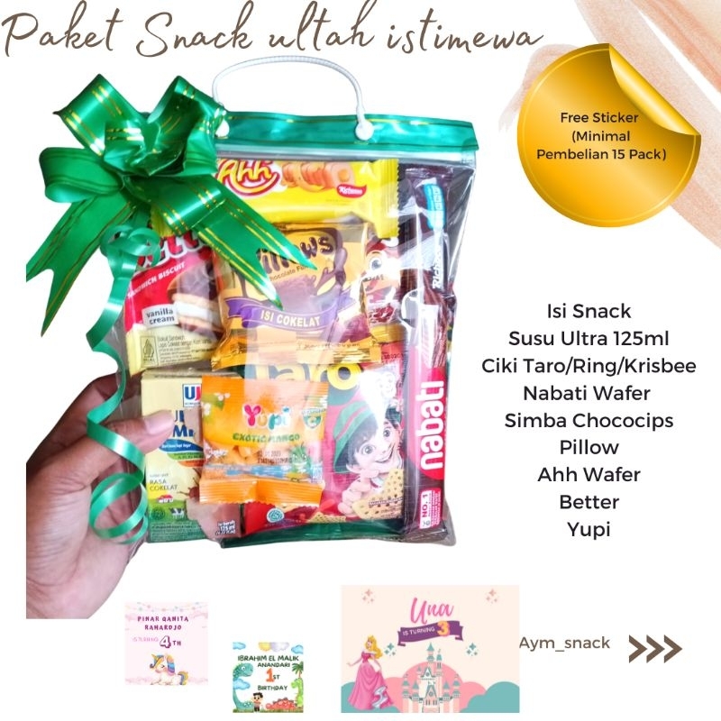 

paket ulang tahun anak murah Ulang Tahun/Bingkisan Snack Ultah/Snack Ulang Tahun anak murah