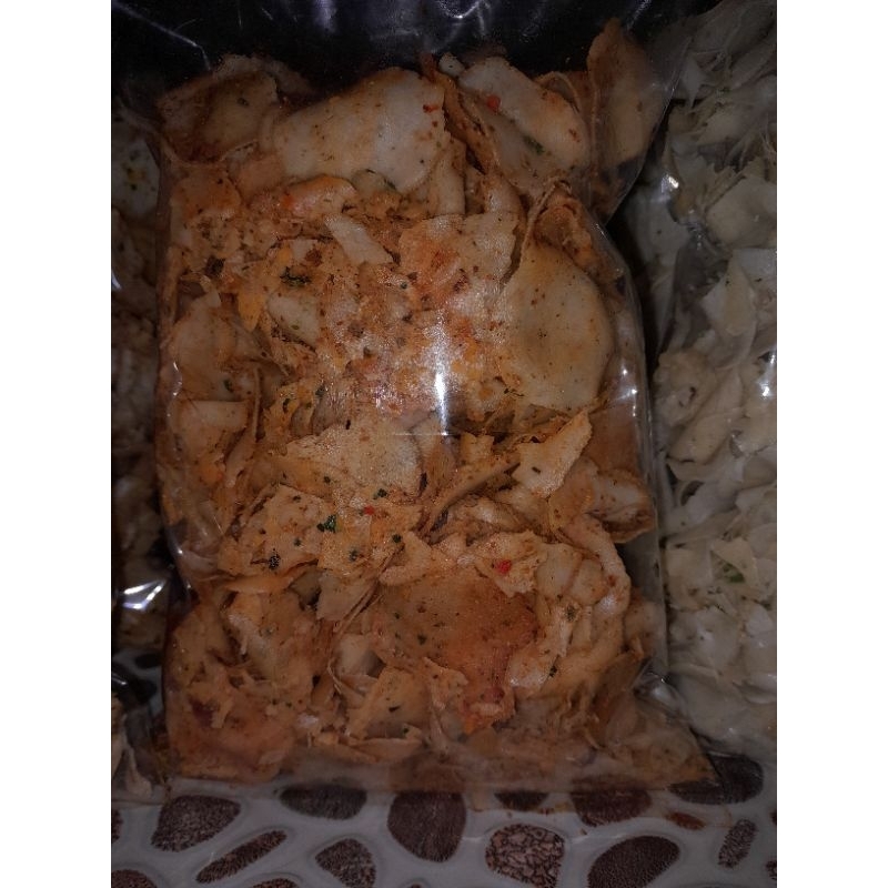 

kripik moring pedas balado daun jeruk