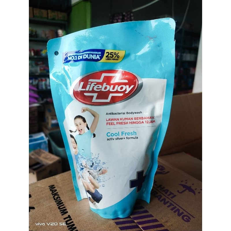 Lifebuoy sabun mandi cair cool fresh 400ml