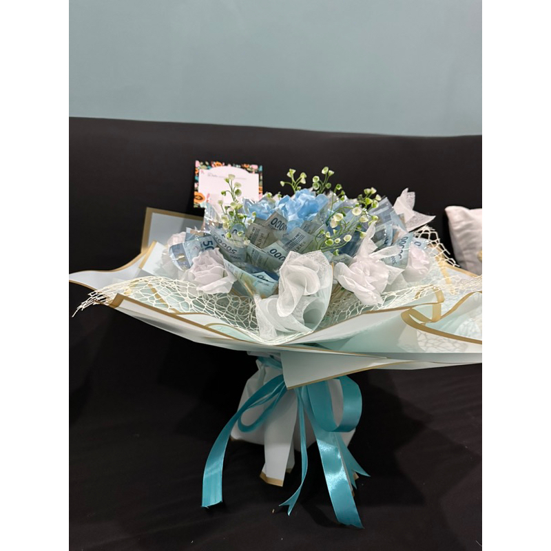 TERIMA DADAKAN MONEY BUKET FLOWER