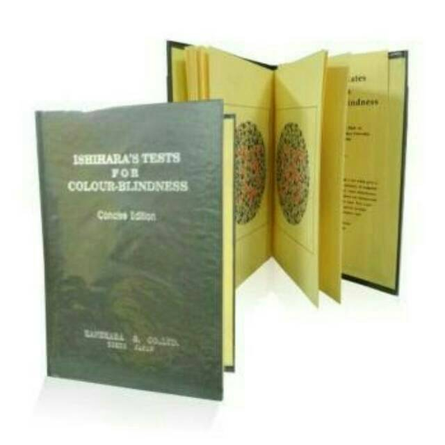 

[KODE NZL07] BUKU ALAT TEST BUTA WARNA / BUKU ISHIHARA 14 PLATES