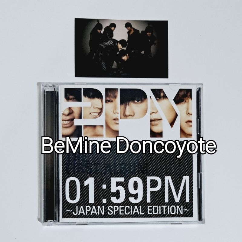 2PM 1:59 CD + DVD JAPAN SPECIAL