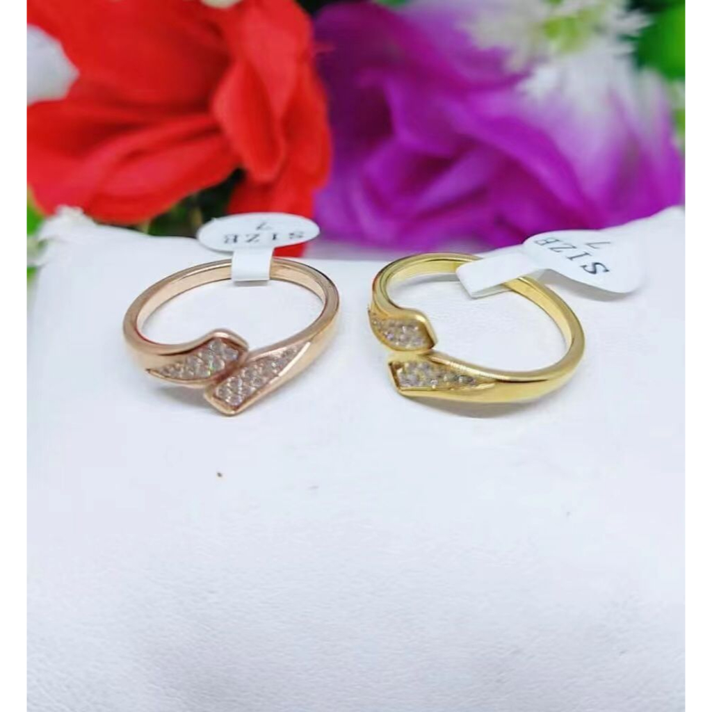 Cincin Titanium Permata Fashion Wanita R069