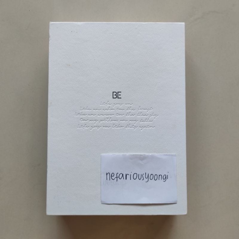 Album BE Deluxe Fullset Unsealed BTS