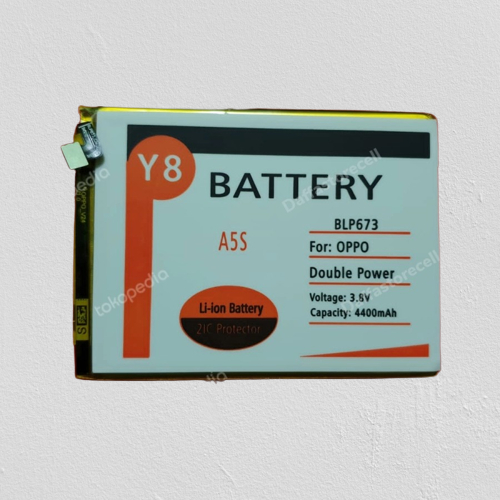 Baterai Batre Oppo A5S/A3S/A31 2020(BLP673) Double Power