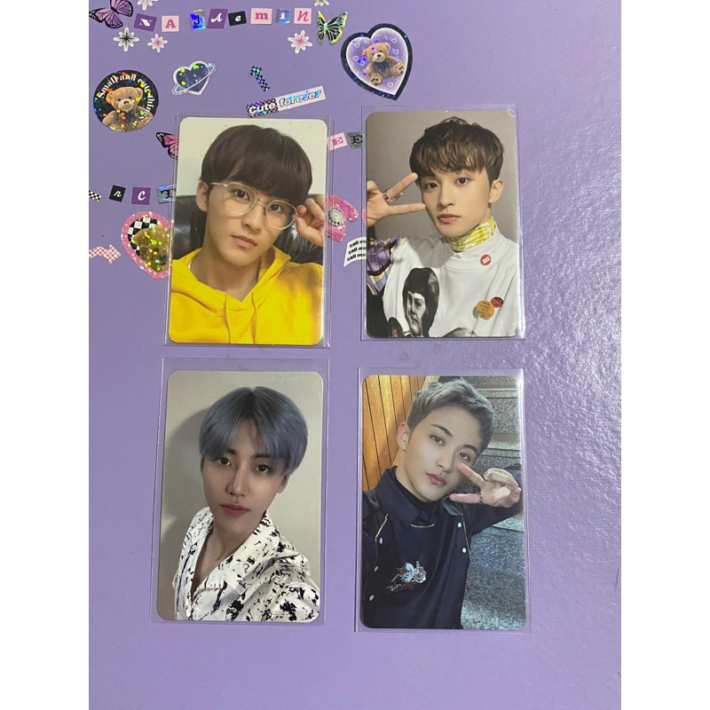 PHOTOCARD JAEMIN MARK STICKER GLITCH MODE NCIT