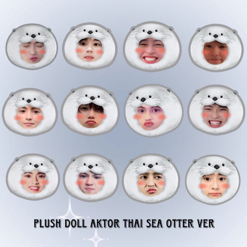 aktor thailand gmmtv boneka bantal plush doll pillow gemini fourth pond phuwin brightwin (BISA CUSTO