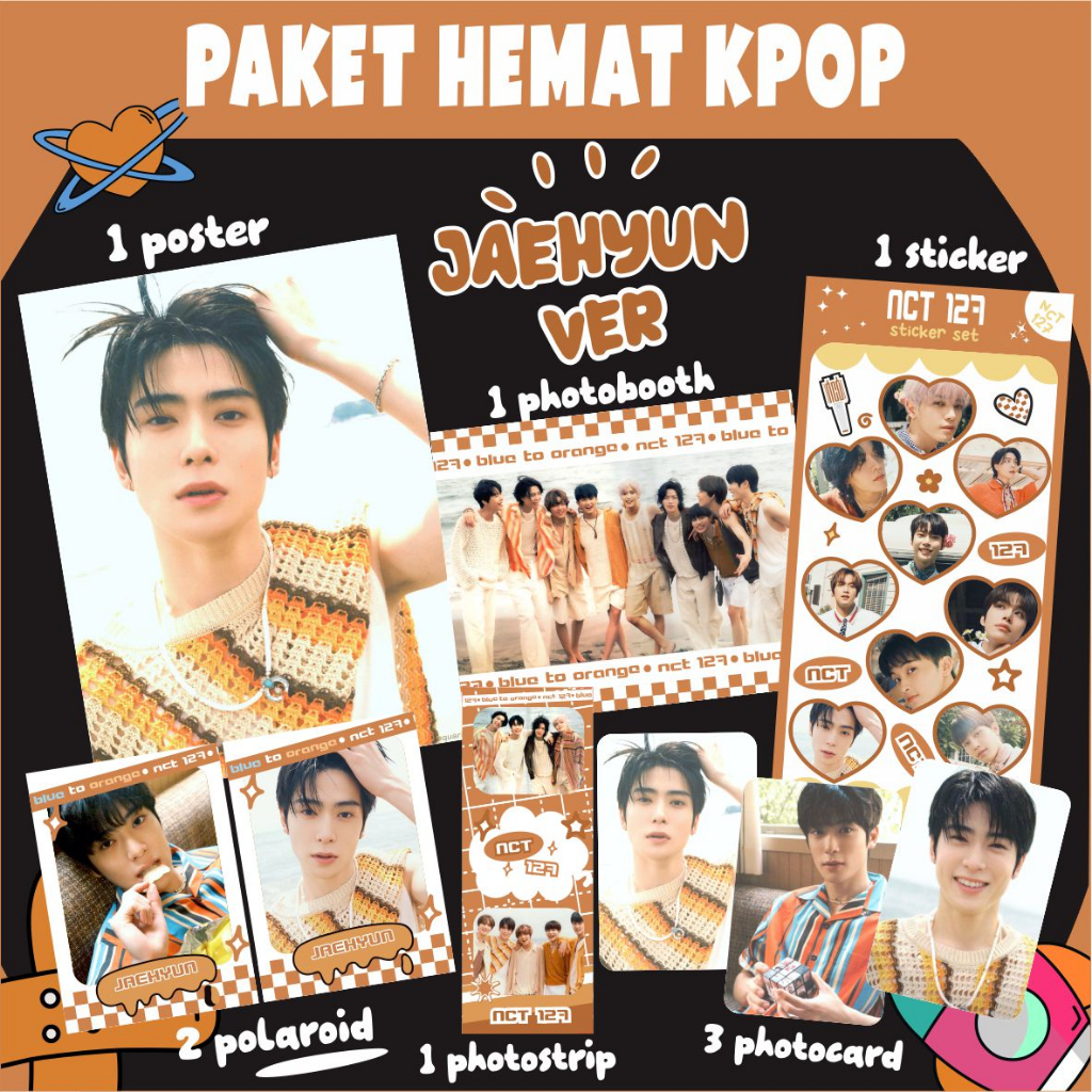 PAKET HEMAT KPOP - NCT 127 - BLUE TO ORANGE