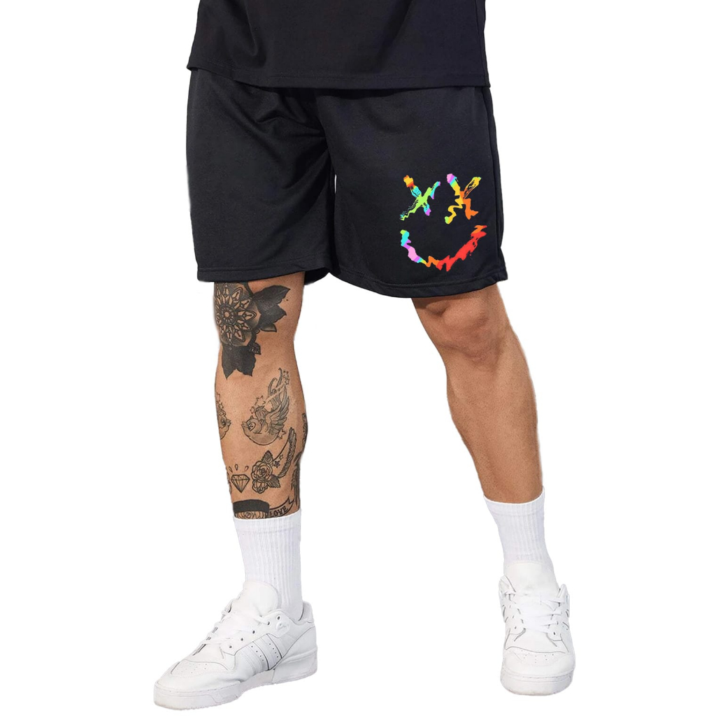 Celana Pendek Pria Smile Rainbow Shorts