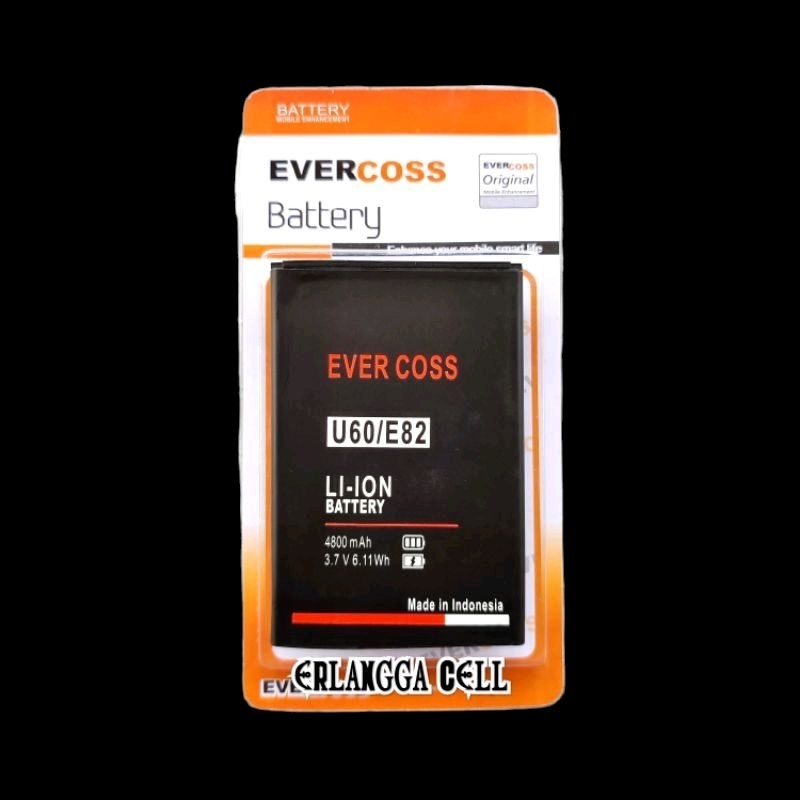 BATRE BATERAI EVERCOSS U60/E82 / BATRE EVERCOSS U60 E82