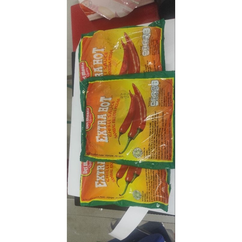 

Saos sambal Extra hot Delmonte