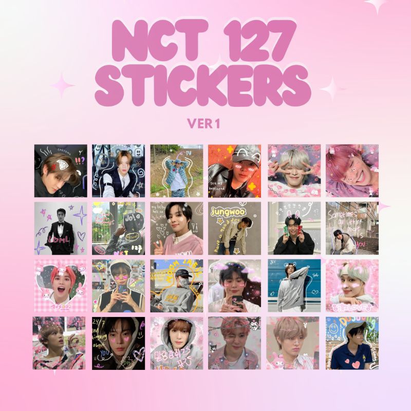 

[90 PCS] NCT 127 LOVE MAIL STICKER FREBIESS STICKER DECO KPOP