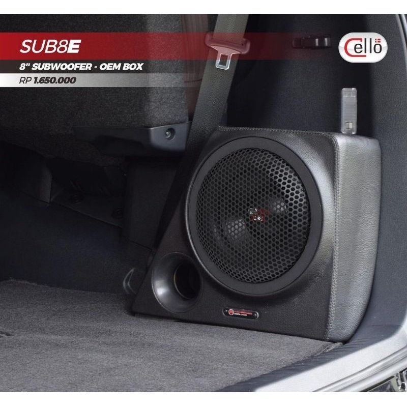 Subwoofer Cello 8inch plus Box PNP OEM Toyota Innova Reborn 2015-2023