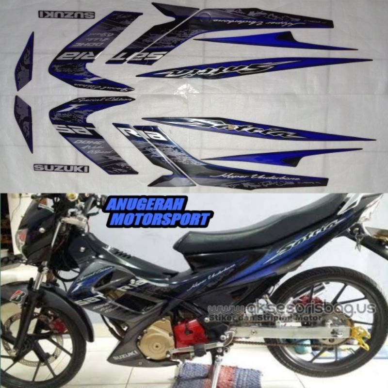 STRIPING SATRIA FU HITAM 2012