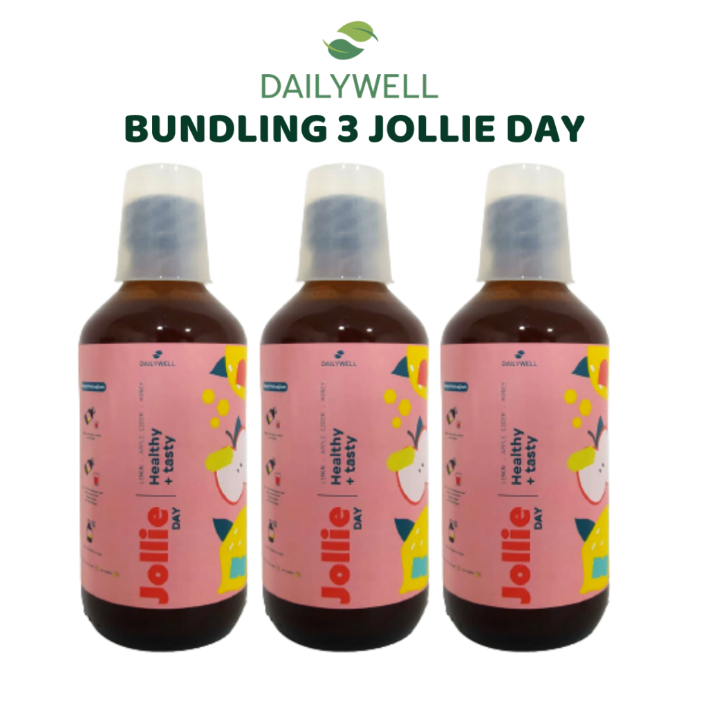 

Bundling 3 Jollie Day (sari lemon murni,Cuka apel dan Madu) Detok and Slimming Jus