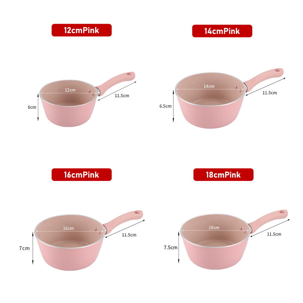 Mumystation 12/14/16Cm Panci Milk Pot Panci Susu Anti Lengket/Panci Mpasi Rebus Enamel
