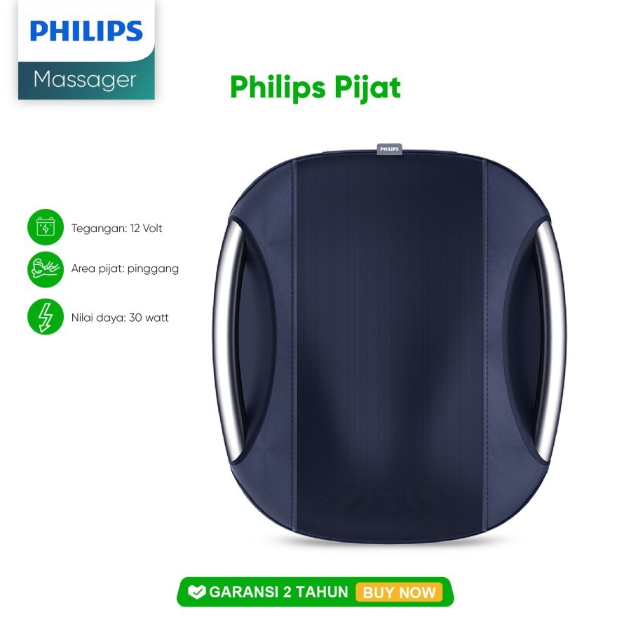 PHILIPS PPM4501 Waist Massager Portable Multi-Functional Lumbar Back Massager Hot Compress Cushion P