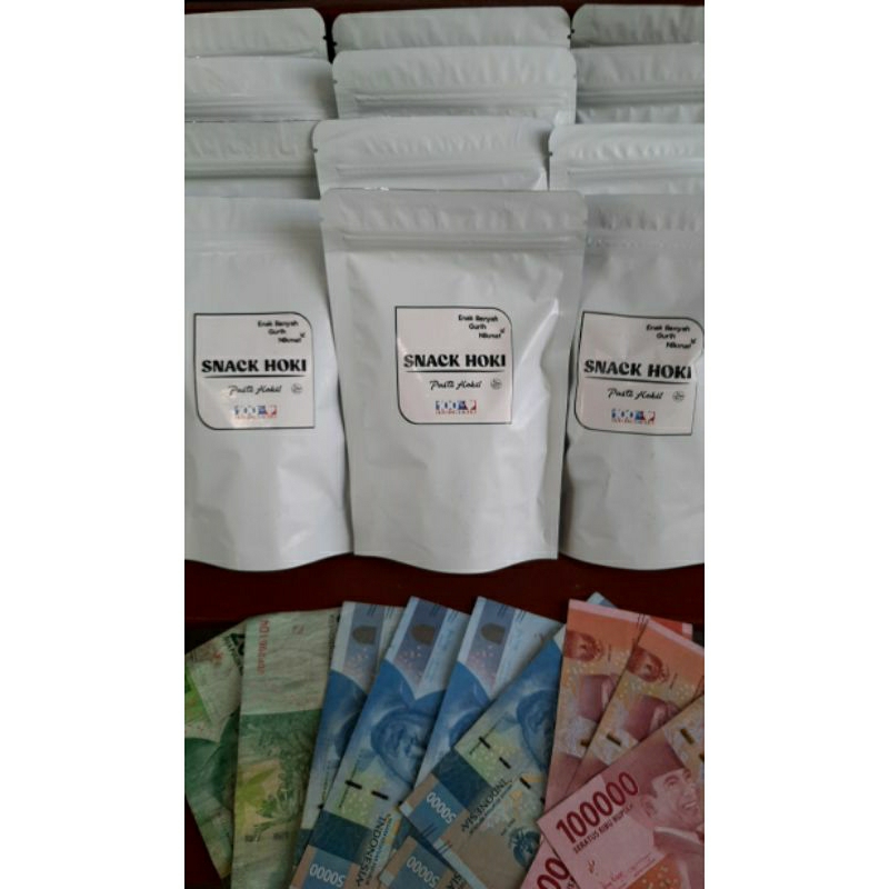 

Snack Hoki jumbo viral berhadiah langsung di kemasan snack