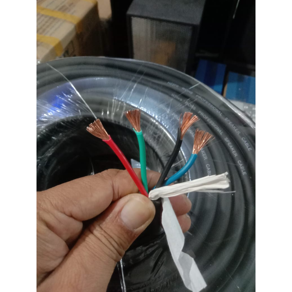 KABEL SPEAKER 2 x 0,75 - 4X2.5 ODEON harga 6rb permeter Tembaga TERMURAH kualitas Bagus Oryginal Kab