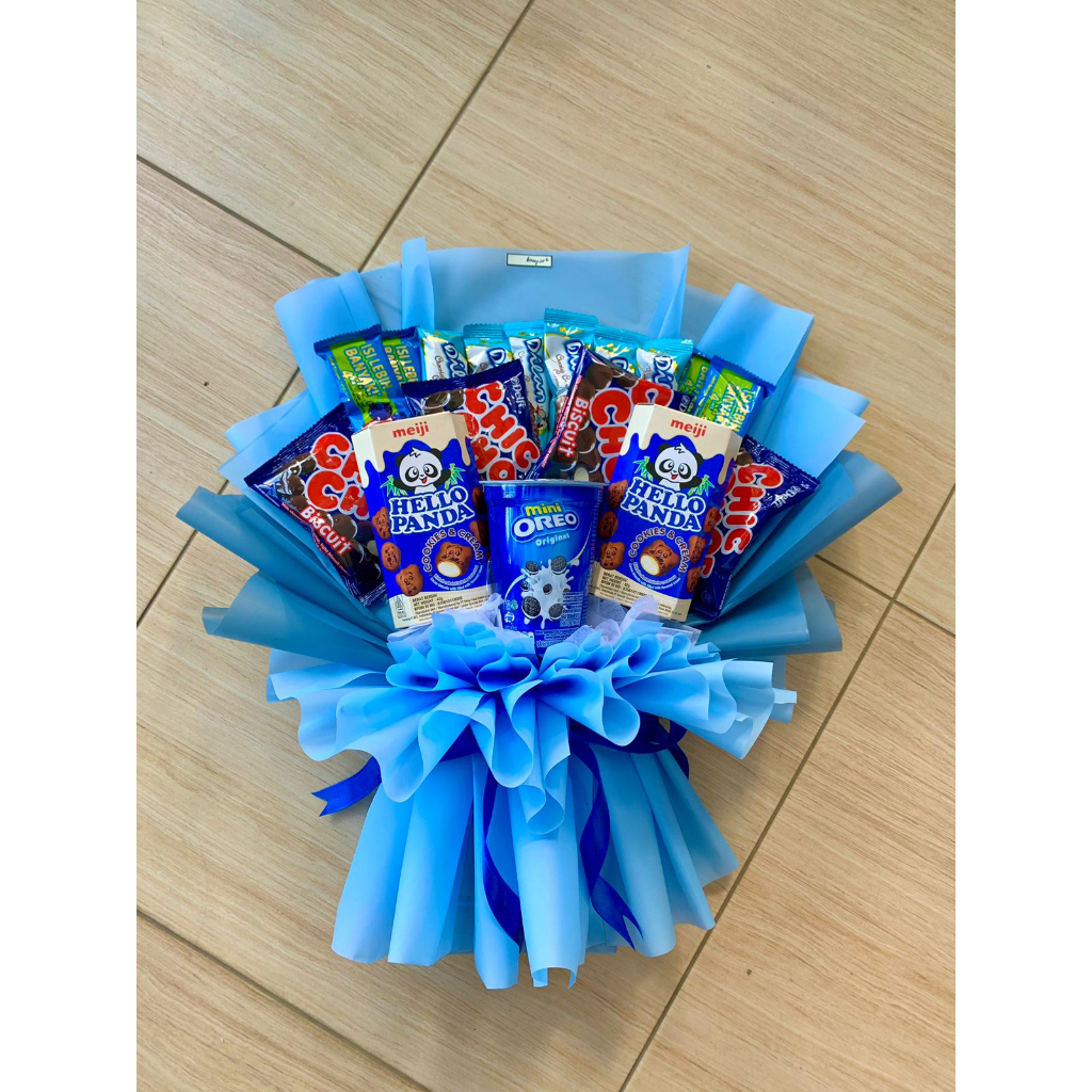 

buket snack // buket snack premium biru