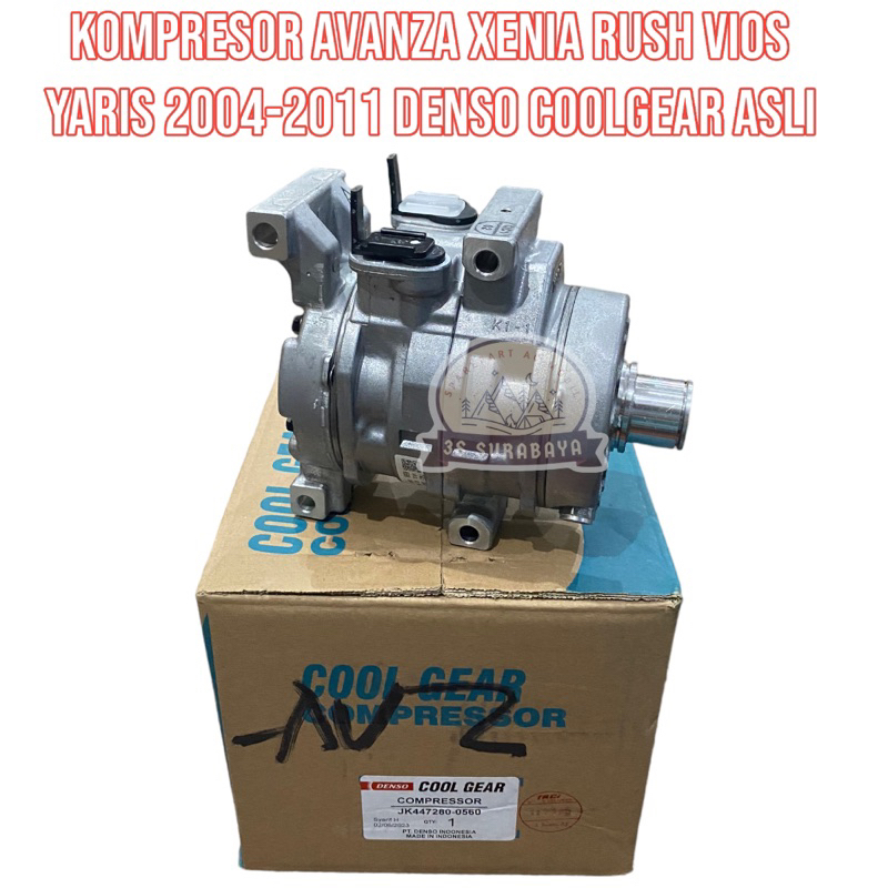 Kompresor Compresor Ac Avanza Xenia Lama 1300 CC Denso Coolgear Original Ac Mobil