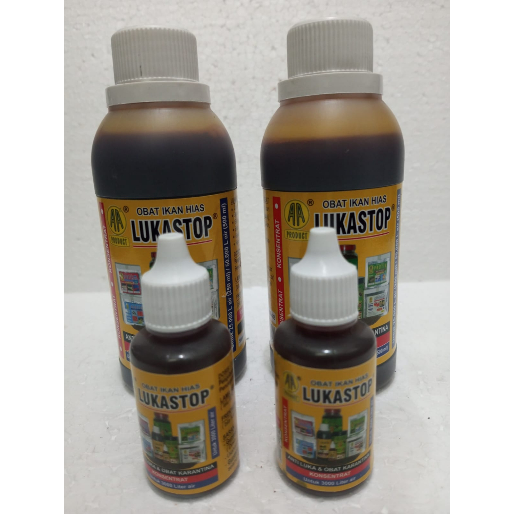 LUKASTOP Obat Ikan Hias Anti Luka & Obat Karantina Lukastop