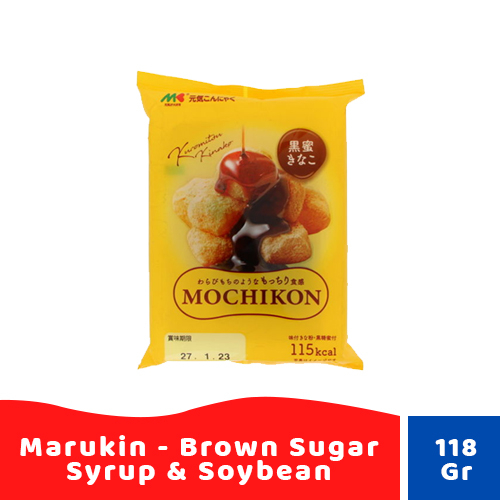 

MARUKIN - Mochikon Mochi with Brown Sugar Syrup - Kue Mochi Gula Merah