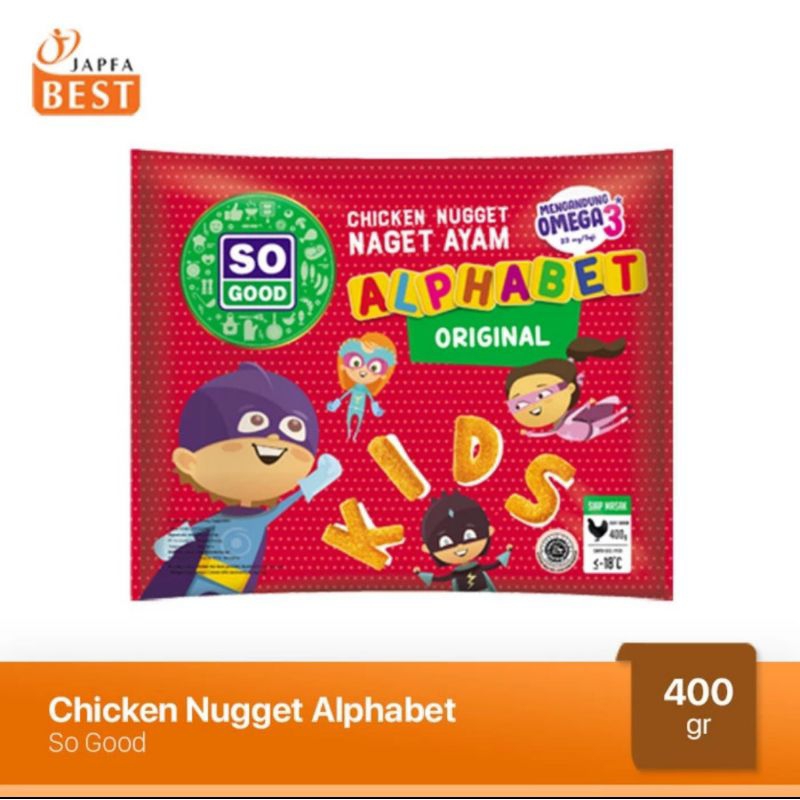 

SO GOOD ALPHABET 400 GR