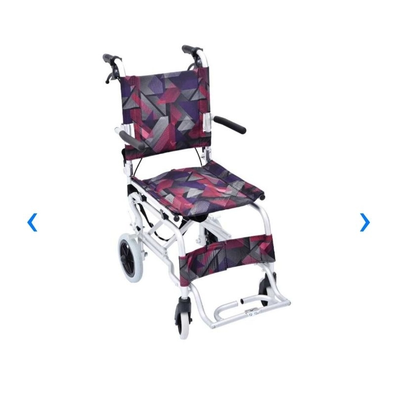 Galena kursi roda manual lipat/ travel aluminium ringan dan kuat/wheel chair