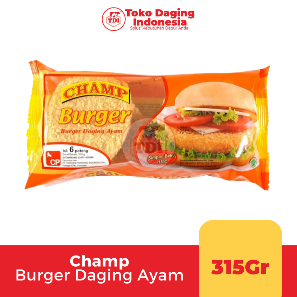 

Champ Burger Daging Ayam