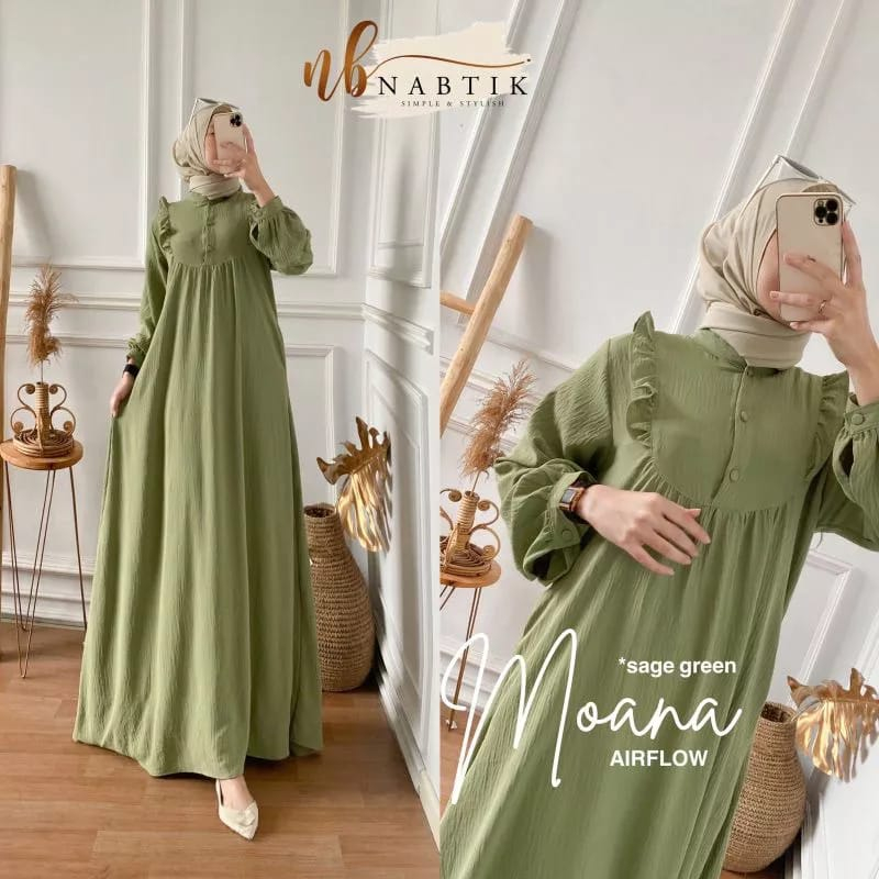 GAMIS MOANA CRINKLE AIRFLOW PREMIUM DRESS MOANA