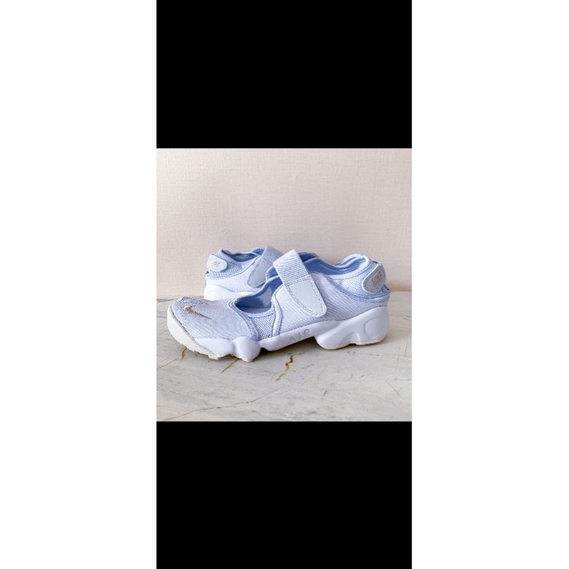 Sepatu nike air rift sandrift blue with box