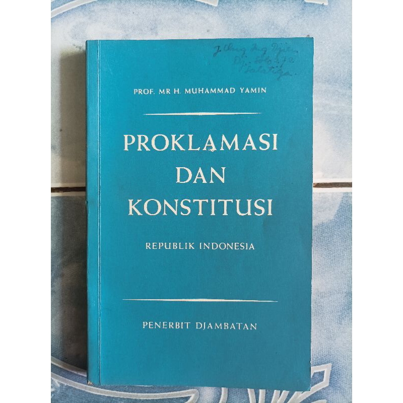 Original Proklamasi dan Konstitusi Republik Indonesia karya Muhammad Yamin